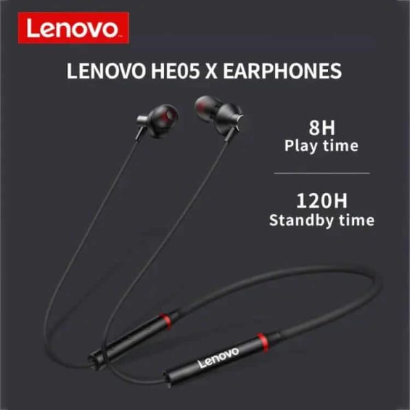 Gadget Moshai - Lenovo HE05X II Wireless In-Ear Neckband Earphone
